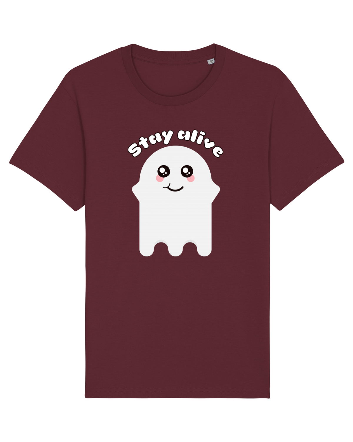 Tricou mânecă scurtă Unisex Rocker Burgundy