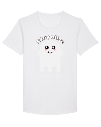 Funny Kawaii Ghost White