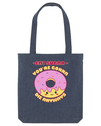 Funny Kawaii Food Midnight Blue