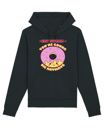 Funny Kawaii Food Black