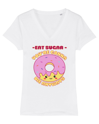 Funny Kawaii Food White