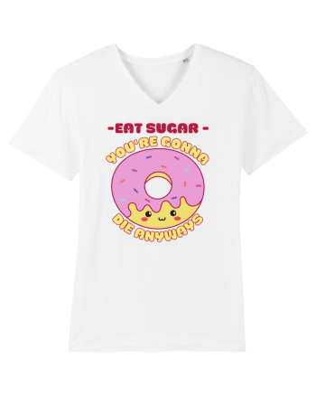 Funny Kawaii Food White