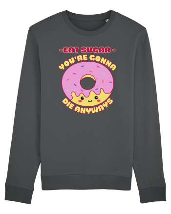 Funny Kawaii Food Anthracite