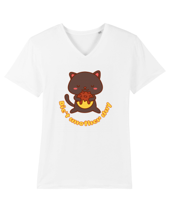 Funny Kawaii Cat White