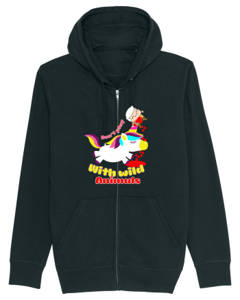 Funny Kawaii Unicorn Black
