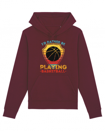 For Basketball Lovers Burgundy