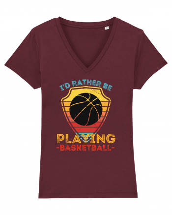 For Basketball Lovers Burgundy