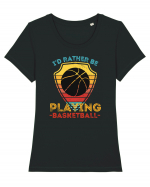 For Basketball Lovers Tricou mânecă scurtă guler larg fitted Damă Expresser