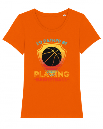 For Basketball Lovers Bright Orange