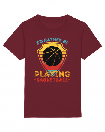 For Basketball Lovers Burgundy