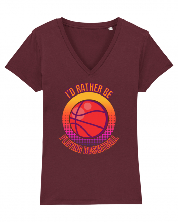 For Basketball Lovers Burgundy