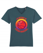 For Basketball Lovers Tricou mânecă scurtă guler V Bărbat Presenter