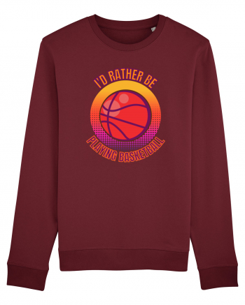 For Basketball Lovers Burgundy