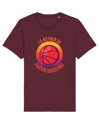 For Basketball Lovers Burgundy