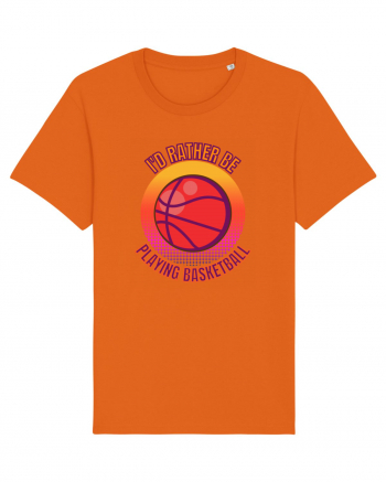 For Basketball Lovers Bright Orange