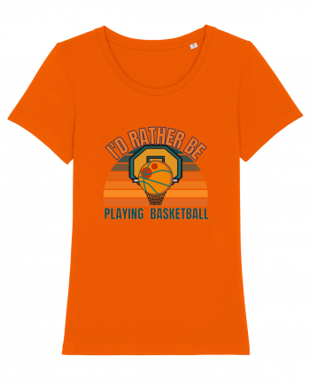 For Basketball Lovers Bright Orange