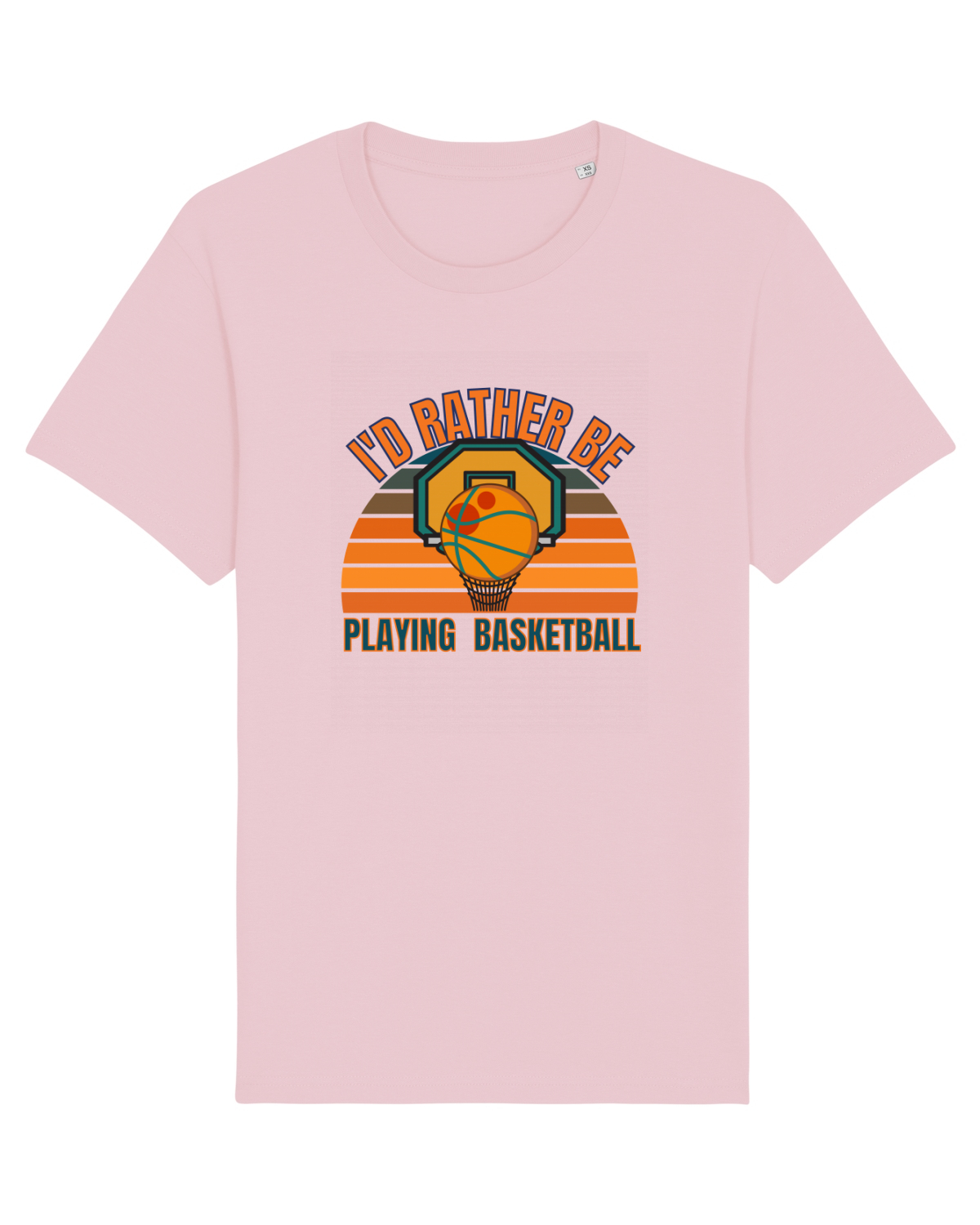 Tricou mânecă scurtă Unisex Rocker Cotton Pink