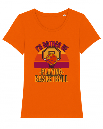 For Basketball Lovers Bright Orange