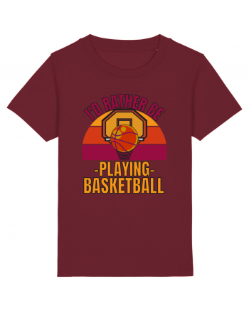 For Basketball Lovers Burgundy