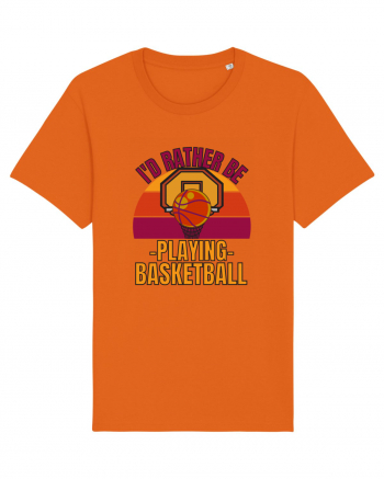 For Basketball Lovers Bright Orange