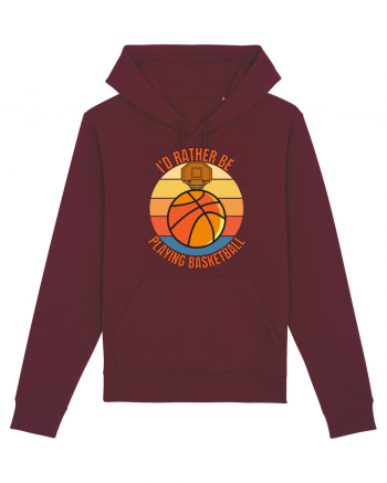 For Basketball Lovers Burgundy