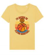 For Basketball Lovers Tricou mânecă scurtă guler larg fitted Damă Expresser