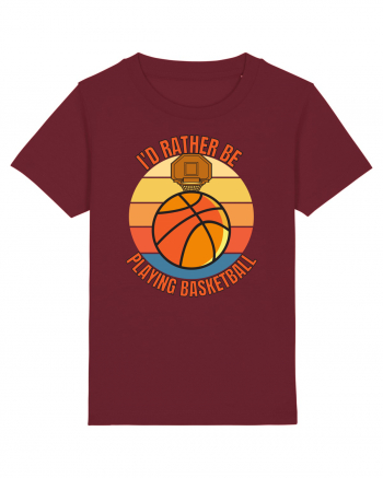 For Basketball Lovers Burgundy