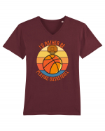 For Basketball Lovers Tricou mânecă scurtă guler V Bărbat Presenter