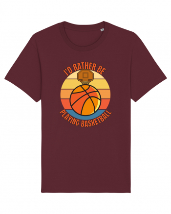 For Basketball Lovers Burgundy