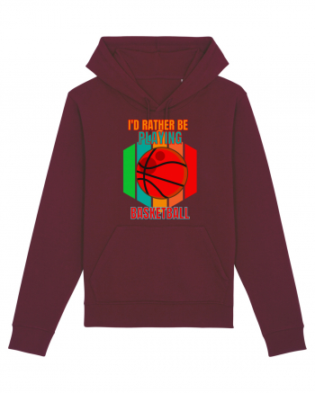 For Basketball Lovers Burgundy