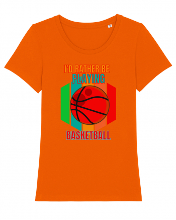 For Basketball Lovers Bright Orange