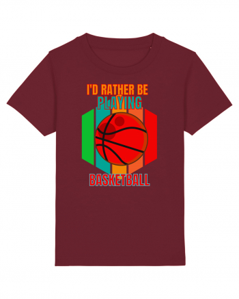 For Basketball Lovers Burgundy