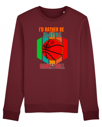 For Basketball Lovers Burgundy