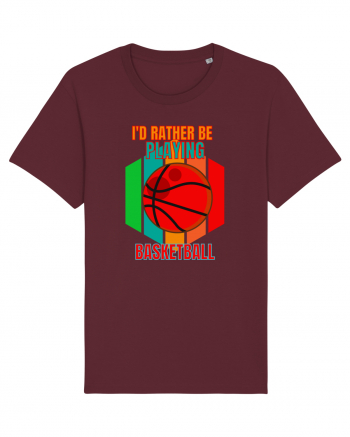 For Basketball Lovers Burgundy