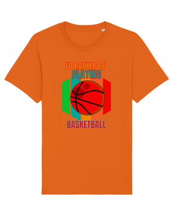 For Basketball Lovers Bright Orange