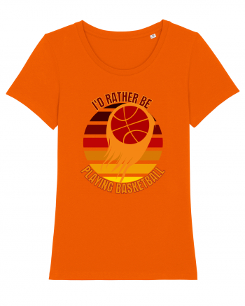 For Basketball Lovers Bright Orange