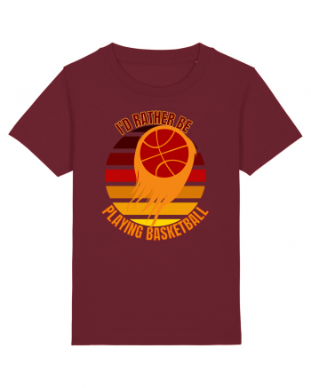 For Basketball Lovers Burgundy