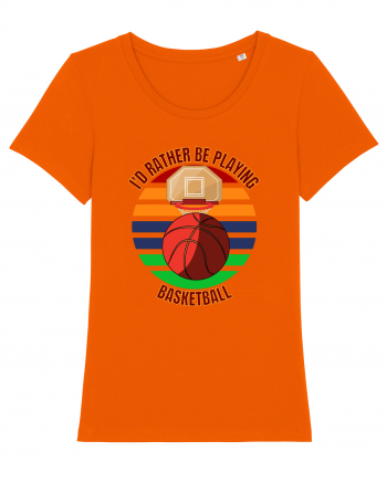 For Basketball Lovers Bright Orange