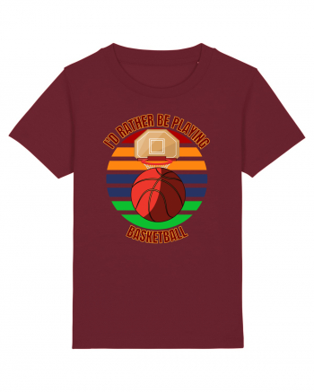 For Basketball Lovers Burgundy