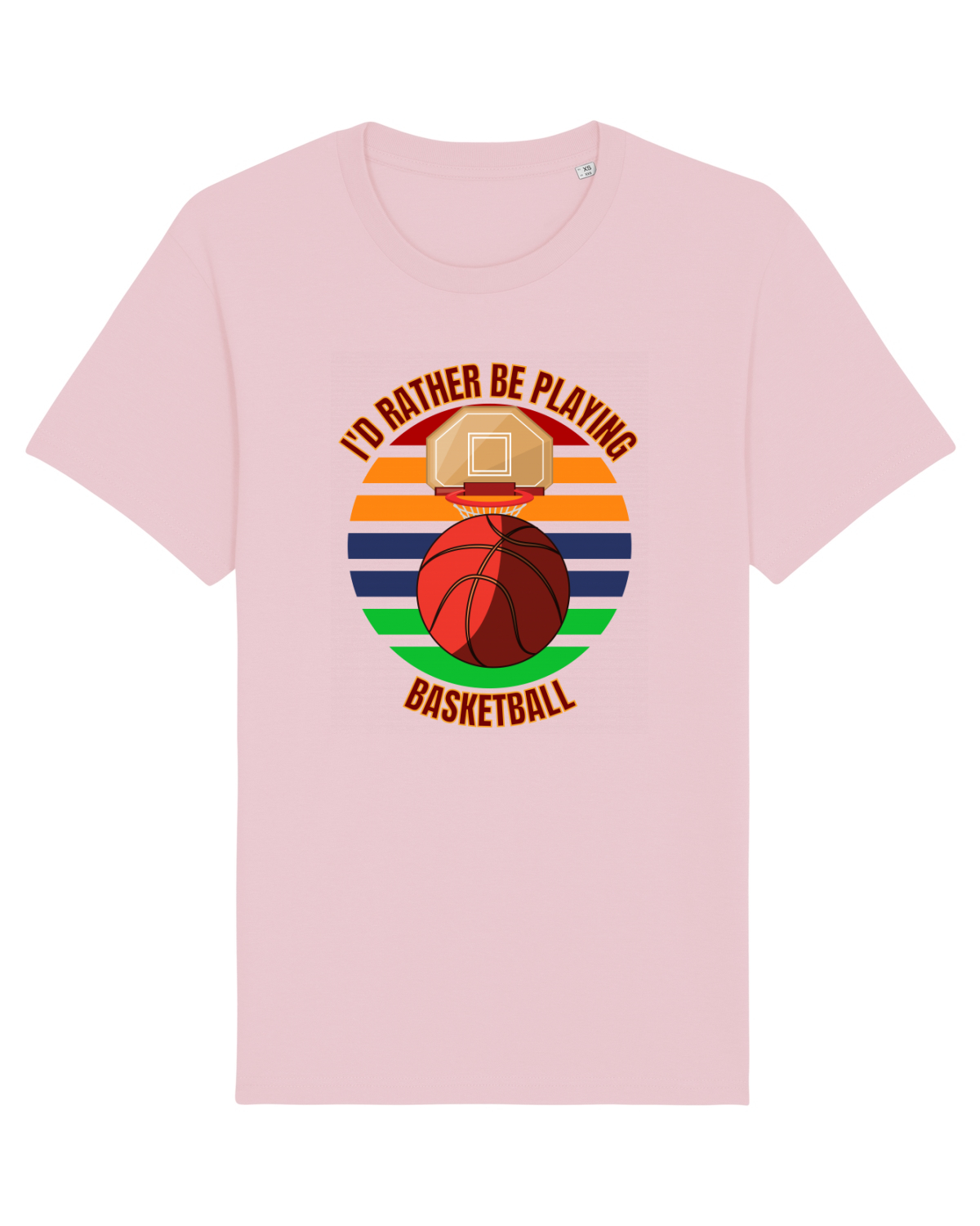 Tricou mânecă scurtă Unisex Rocker Cotton Pink