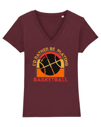 For Basketball Lovers Burgundy