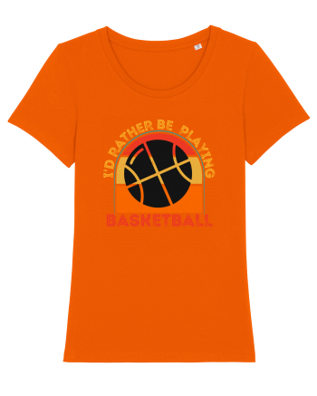 For Basketball Lovers Bright Orange