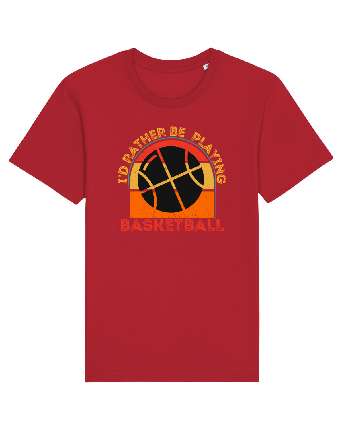 Tricou mânecă scurtă Unisex Rocker Red
