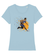 For Basketball Lovers Tricou mânecă scurtă guler larg fitted Damă Expresser