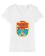 Vacation Is On The Horizon Tricou mânecă scurtă guler V Damă Evoker