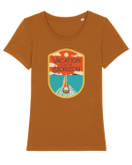 Vacation Is On The Horizon Tricou mânecă scurtă guler larg fitted Damă Expresser
