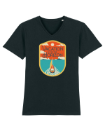 Vacation Is On The Horizon Tricou mânecă scurtă guler V Bărbat Presenter