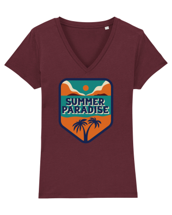 Summer Paradise Burgundy