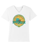 Scoop Ahoy! Tricou mânecă scurtă guler V Bărbat Presenter