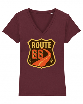 Retro Route 66 Burgundy